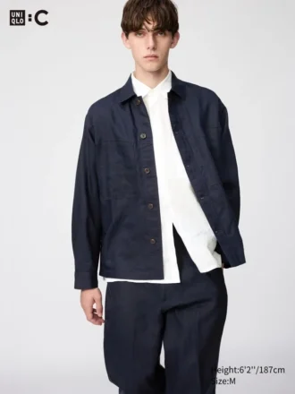 Erkek Premium Linen Gömlek Ceket