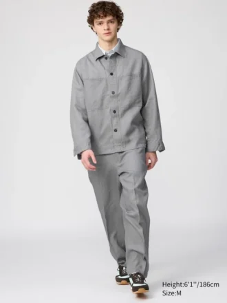 Erkek Premium Linen Gömlek Ceket