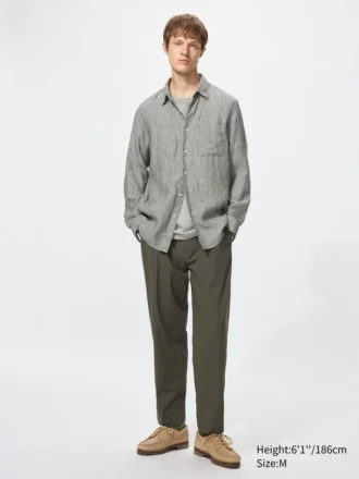 Erkek Premium Linen Gömlek | Çizgili
