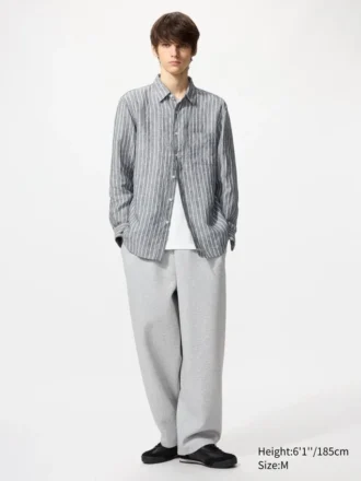 Erkek Premium Linen Gömlek | Çizgili