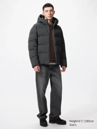 Erkek Seamless Down Kuş Tüyü Parka