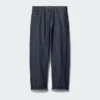 Erkek Selvedge Düz Paça Kot Pantolon