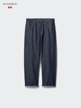 Erkek Selvedge Düz Paça Kot Pantolon