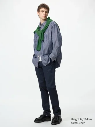 Erkek Slim Chino Pantolonlar