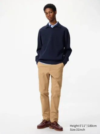 Erkek Slim Chino Pantolonlar