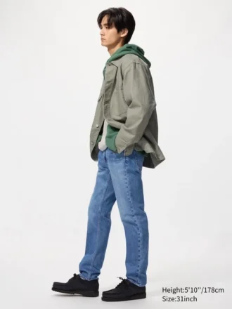 Erkek Slim Straight Kot Pantolonlar