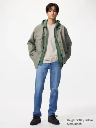 Erkek Slim Straight Kot Pantolonlar