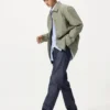 Erkek Slim Straight Kot Pantolonlar | Selvedge