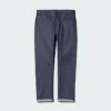 Erkek Slim Straight Kot Pantolonlar | Selvedge