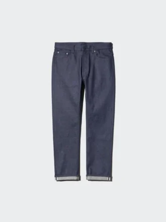 Erkek Slim Straight Kot Pantolonlar | Selvedge