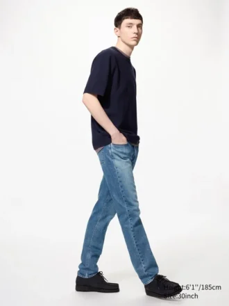 Erkek Slim Straight Kot Pantolonlar | Tall