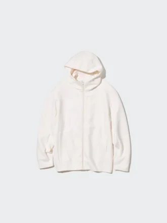 Erkek Streç Kuru Ter Uzun Kollu Tam Fermuarlı Kapüşonlu Sweatshirt