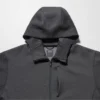 Erkek Streç Kuru Ter Uzun Kollu Tam Fermuarlı Kapüşonlu Sweatshirt