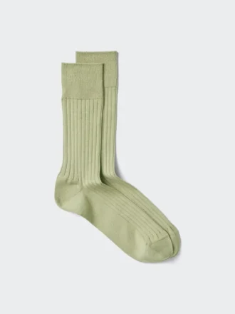 Erkek Supima® Cotton Karışımlı Geniş Ribana Çoraplar