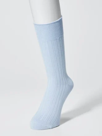 Erkek Supima® Cotton Karışımlı Geniş Ribana Çoraplar
