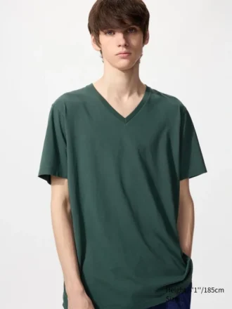 Erkek Supima® Cotton V Yaka Tişört