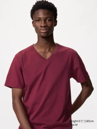 Erkek Supima® Cotton V Yaka Tişört