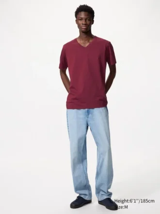 Erkek Supima® Cotton V Yaka Tişört