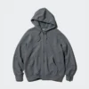 Erkek Sweat Full-Zip Kapüşonlu Sweatshirt
