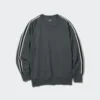 Erkek Yan Şeritli Uzun Kollu Sweatshirt