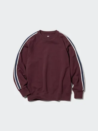 Erkek Yan Şeritli Uzun Kollu Sweatshirt