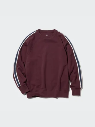Erkek Yan Şeritli Uzun Kollu Sweatshirt