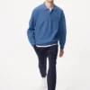 Erkek Yıkanabilir 3D Knit Polo | Uzun Kollular