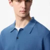 Erkek Yıkanabilir 3D Knit Polo | Uzun Kollular