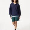 Erkek Yıkanabilir 3D Knit Polo | Uzun Kollular