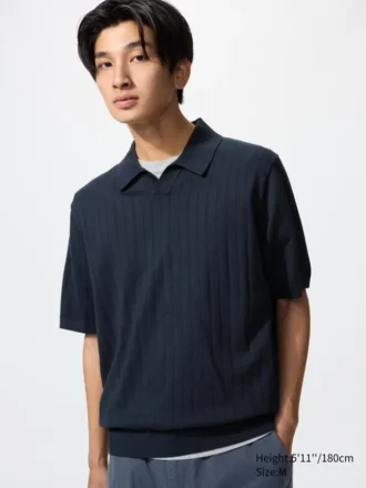 Erkek Yıkanabilir Örme Skipper Polo Kazak