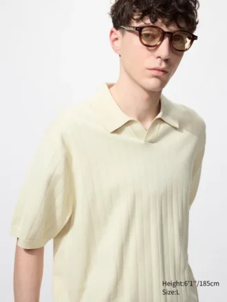 Erkek Yıkanabilir Örme Skipper Polo Kazak