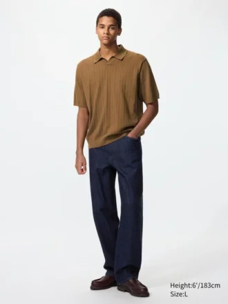Erkek Yıkanabilir Örme Skipper Polo Kazak