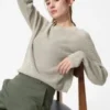 Kadın 3D Knit File Kazak