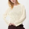 Kadın 3D Knit File Kazak