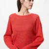 Kadın 3D Knit File Kazak