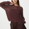 Kadın 3D Knit File Kazak