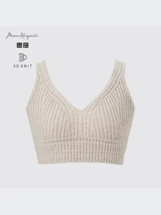 Kadın 3D Knit Ribana Sütyen