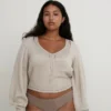 Kadın 3D Knit Ribana Sütyen