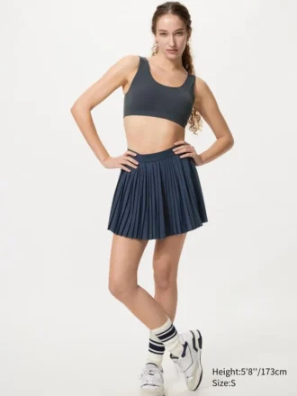 Kadın Aktif Pileli Tenis Eteği