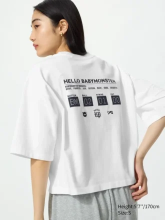 Kadın Babymonster UT Kısa Grafik Tişört