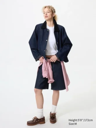 Kadın Barn Şort Ceket | Denim