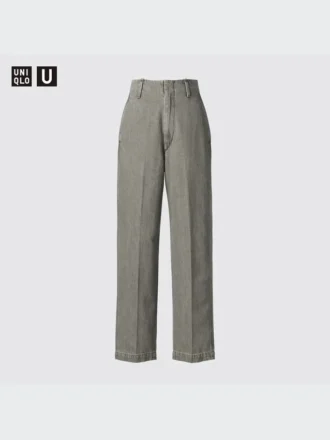Kadın Denim Düz Pantolon