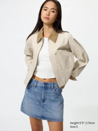 Kadın Denim Mini Etek