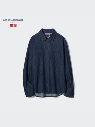Kadın Denim Uzun Kollu Gömlek