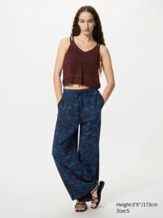 Kadın Drape Easy Pantolon | Çiçek