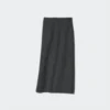 Kadın Fırçalanmış Jersey Dar Etek