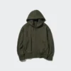 Kadın HEATTECH Pile Astarlı Tam Fermuarlı Kapüşonlu Sweatshirt