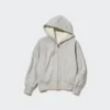 Kadın HEATTECH Pile Astarlı Tam Fermuarlı Kapüşonlu Sweatshirt