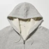 Kadın HEATTECH Pile Astarlı Tam Fermuarlı Kapüşonlu Sweatshirt
