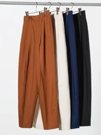 Kadın Keten Karışımlı Geniş Paça Pantolon